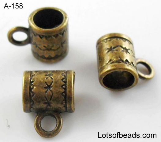 Bronze Bail bead